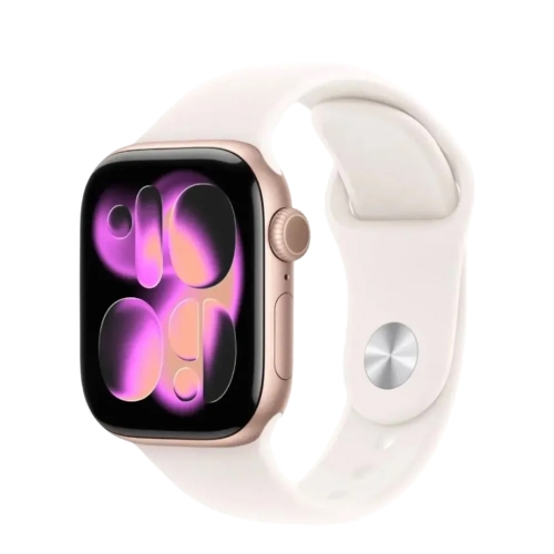 Apple Watch S11 GPS 42mm Rose Gold Aluminium Case with Light Blush Sport Band - S/M meu04rk/a Apple Watch S11 GPS 42mm Rose Gold Aluminium Case with Light Blush Sport Band - S/M meu04rk/a