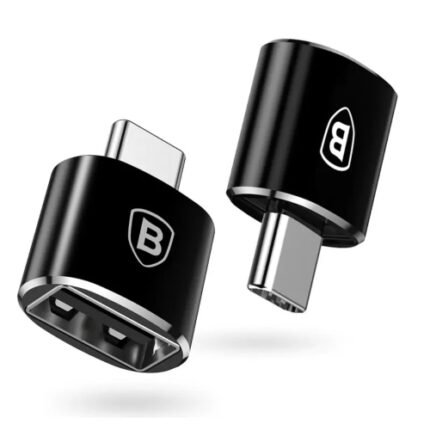 BASEUS Adapter  Mini/Female To Type C/konverter CRNI