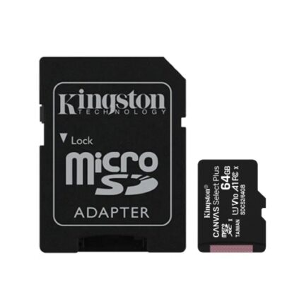 KINGSTON SDCS3/64GB/microSDXC/64GB/Class10 U1/80MB/s-10MB/s+adapter