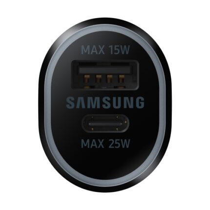 SAMSUNG Auto punjač EP-L4020-NBE 15W+25W Type A+Type C  CRNI