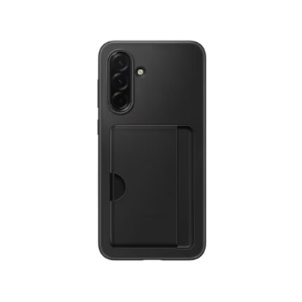 SAMSUNG silikonska futrola sa džepom/card slot Samsung A36 CRNA