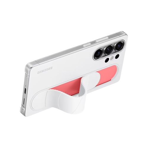 SAMSUNG silikonska futrola sa kaišem za S25 ULTRA BELA