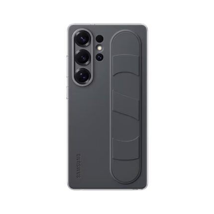 SAMSUNG silikonska futrola sa kaišem za S25 ULTRA CRNA