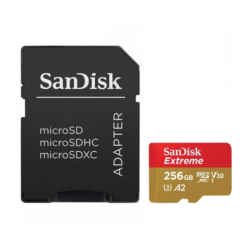 SanDisk EXTREME SDXC 256GB micro sd sa adapterom 190MB/s