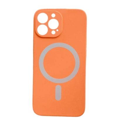 Silikonska futrola Magsafe COLOR Iphone 14 Pro Max NARANDŽASTA