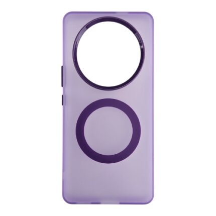 Silikonska futrola Magsafe FLURO COLOR Honor Magic 7 Lite LJUBIČASTA
