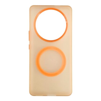 Silikonska futrola Magsafe FLURO COLOR Honor Magic 7 Lite NARANDŽASTA
