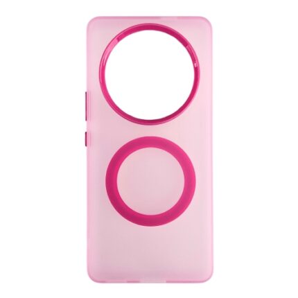 Silikonska futrola Magsafe FLURO COLOR Honor Magic 7 Lite ROZE