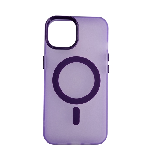 Silikonska futrola Magsafe FLURO COLOR Iphone 13/14 LJUBIČASTA