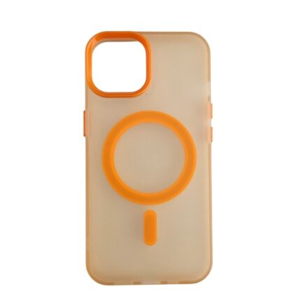Silikonska futrola Magsafe FLURO COLOR Iphone 13/14 NARANDŽASTA