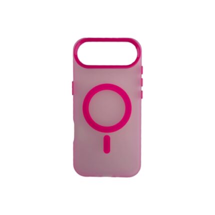 Silikonska futrola Magsafe FLURO COLOR Iphone 17 Air ROZE