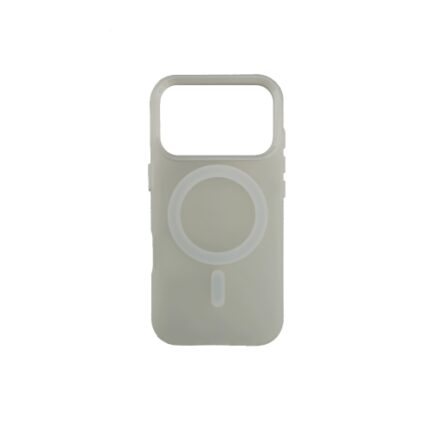 Silikonska futrola Magsafe FLURO COLOR Iphone 17 Pro BELA