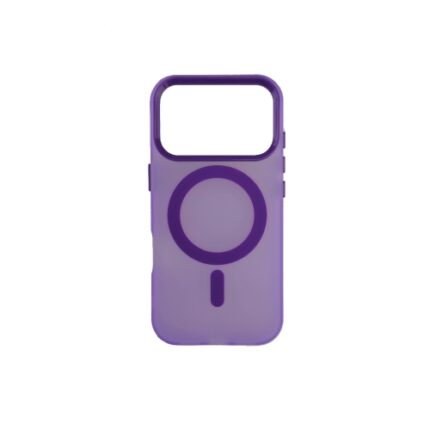 Silikonska futrola Magsafe FLURO COLOR Iphone 17 Pro LJUBIČASTA