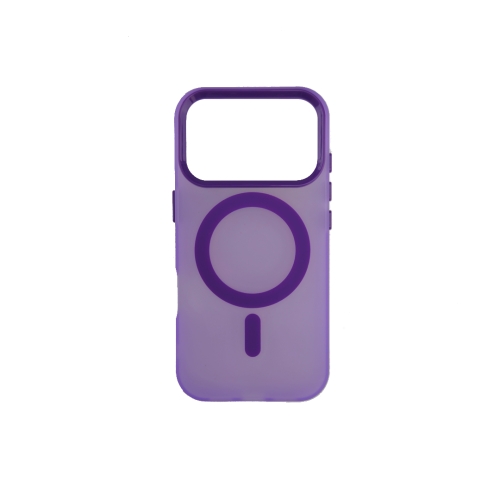 Silikonska futrola Magsafe FLURO COLOR Iphone 17 Pro LJUBIČASTA