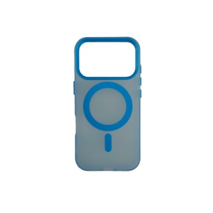 Silikonska futrola Magsafe FLURO COLOR Iphone 17 Pro PLAVA