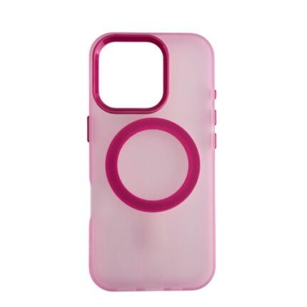 Silikonska futrola Magsafe FLURO COLOR Iphone 17 ROZE