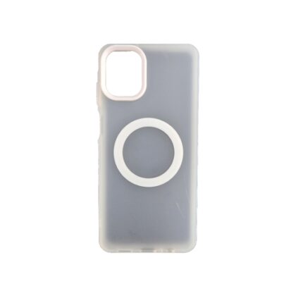 Silikonska futrola Magsafe FLURO COLOR Samsung A07 BELA