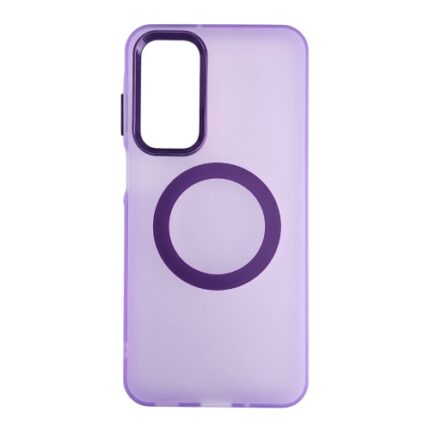 Silikonska futrola Magsafe FLURO COLOR Samsung A16 LJUBIČASTA