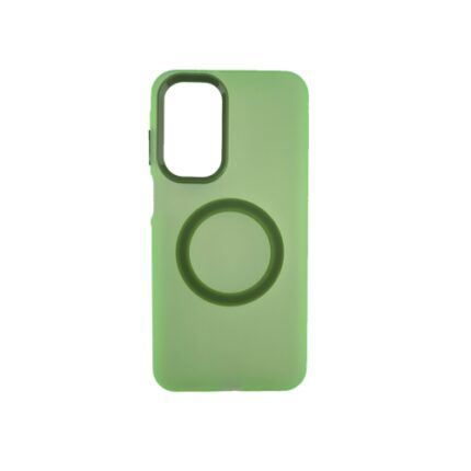 Silikonska futrola Magsafe FLURO COLOR Samsung A17 ZELENA