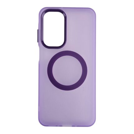 Silikonska futrola Magsafe FLURO COLOR Samsung S24FE LJUBIČASTA