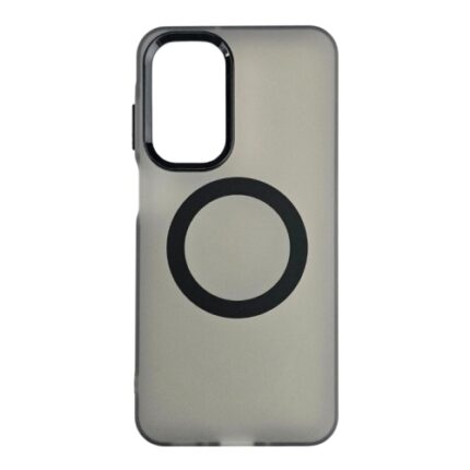 Silikonska futrola Magsafe FLURO COLOR XIAOMI Redmi 15 CRNA