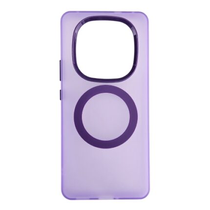 Silikonska futrola Magsafe FLURO COLOR XIAOMI Redmi Note 14 PRO+ 5G/14PRO 5G LJUBIČASTA
