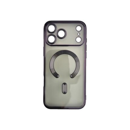 Silikonska futrola Magsafe Iphone 17 Pro CRNA