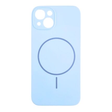 Silikonska futrola Magsafe LUX Iphone 15 BEBI PLAVA