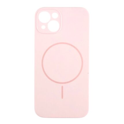 Silikonska futrola Magsafe LUX Iphone 15 PUDER ROZE