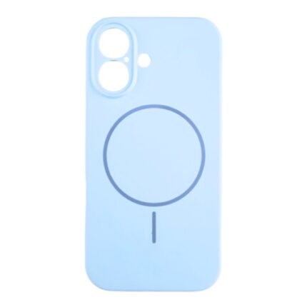 Silikonska futrola Magsafe LUX Iphone 16 BEBI PLAVA