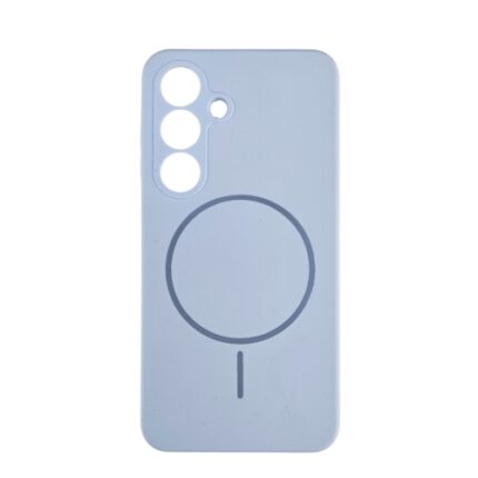 Silikonska futrola Magsafe LUX Samsung S25 BEBI PLAVA
