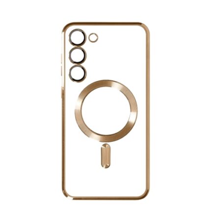 Silikonska futrola Magsafe  Samsung A56 ZLATNA