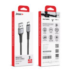 USB data kabal Superior SU-K104 pleteni Fast 27W 3A USB A na Type-C 1m crni - Slika 4