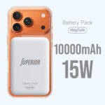 Power bank MagSafe Superior 15W 10000 mAh roze - Slika 2