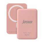 Power bank MagSafe Superior 15W 5000 mAh roze