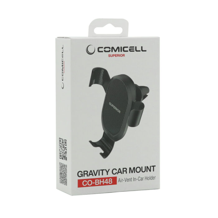 Drzac za mobilni telefon Superior Gravity CO-BH48 (ventilacija) crni - Slika 3