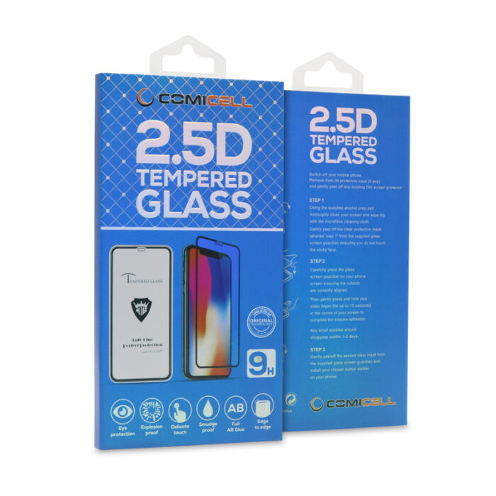 Folija za zastitu ekrana GLASS 2.5D za iPhone 14 Pro Max crna - Slika 3
