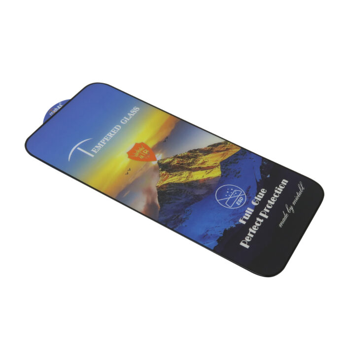 Folija za zastitu ekrana GLASS 2.5D za iPhone 15 Pro (6.1) crna - Slika 2
