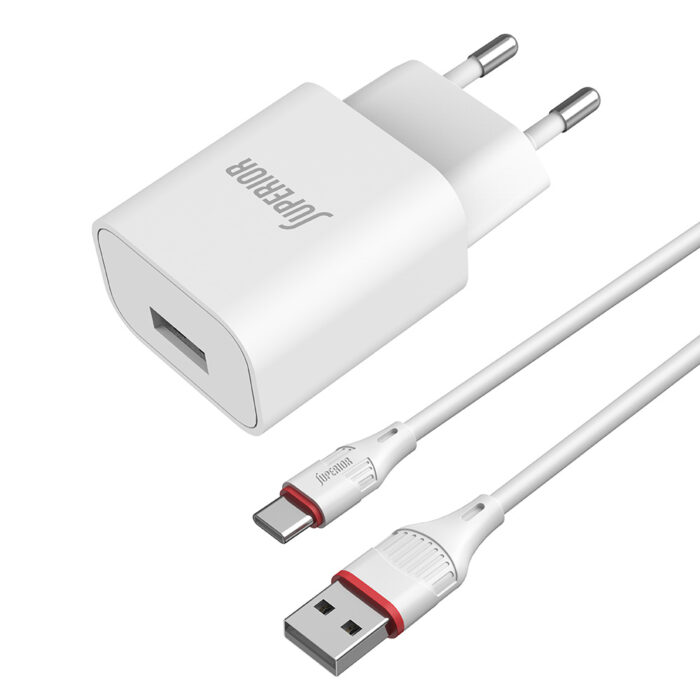 Kucni punjac Superior CO-DC21 2.1A Type C beli - Slika 2