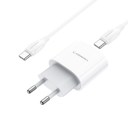 Kucni punjac Superior CO-DC55 Fast PD 20W 3A Type-C na Type-C beli