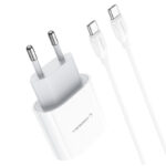 Kucni punjac Superior CO-DC55 Fast PD 20W 3A Type-C na Type-C beli - Slika 2