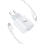 Kucni punjac Superior CO-DC55 Fast PD 20W 3A Type C na Lightning beli - Slika 2