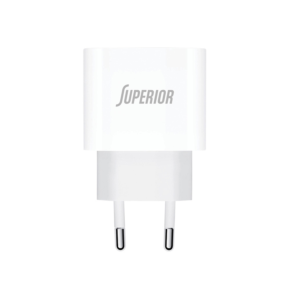 P1205_01 Kuciste punjaca Superior CO-DC56 Fast PD Type C 20W 3A belo (CERT) - Slika 1
