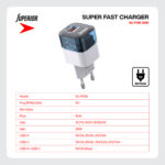 Kuciste punjaca Superior SU-P105 30W Super Fast USB A QC3.0+Type C belo - Slika 3