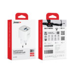 Kuciste punjaca Superior SU-P104 30W GaN Super Fast USB A QC3.0+Type C belo - Slika 3