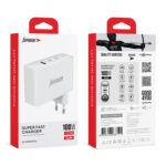 Kuciste punjaca Superior SU-10001ACCC 100W 5A GaN Fast PD + USB belo - Slika 3