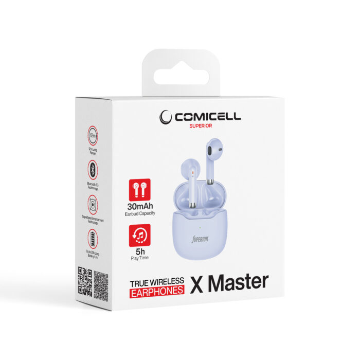 Slusalice bluetooth Comicell Superior X Master ljubicaste - Slika 2