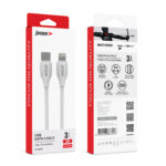 USB data kabal Superior CO-BX19 Fast 20W 3A Type C na Lightning 1m beli - Slika 5