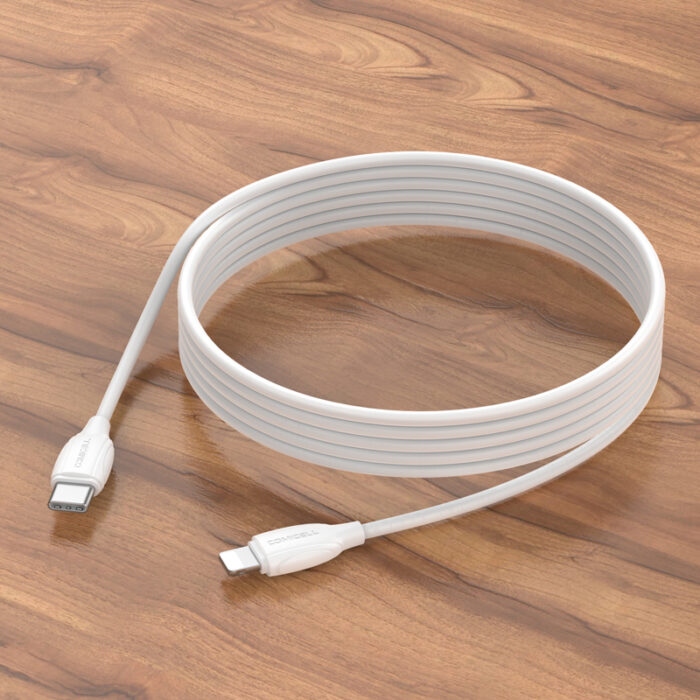 USB data kabal Comicell Superior CO-BX19 Fast 20W 3A Type C na Lightning 2m beli - Slika 5