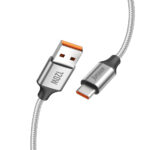 USB data kabal Superior SU-K100 pleteni Fast 120W 6A Type-C 1m srebrni - Slika 3